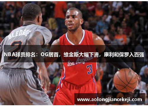 NBA球员排名：OG居首，维金斯大幅下滑，康利和保罗入百强